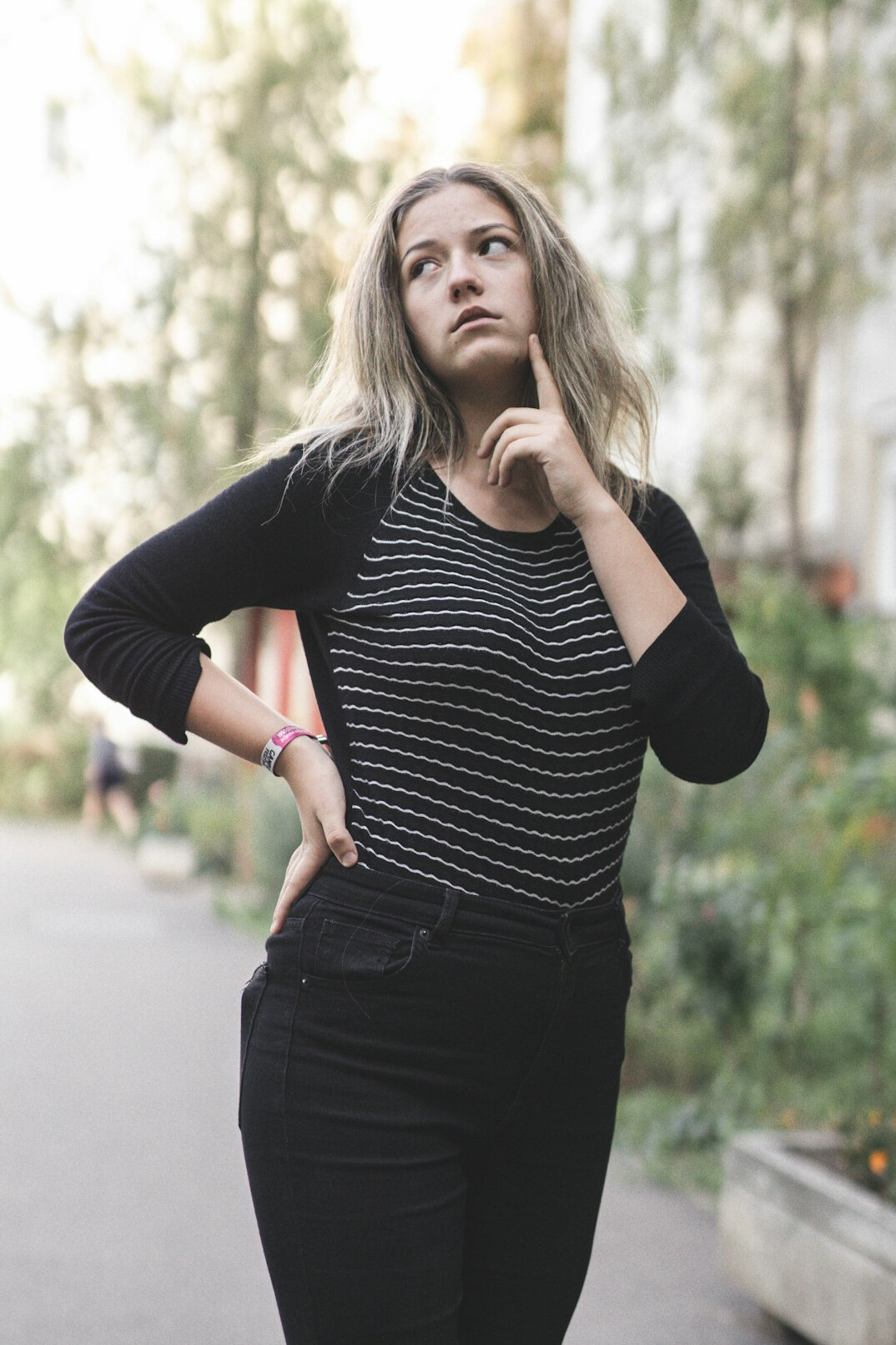 woman with confident posture